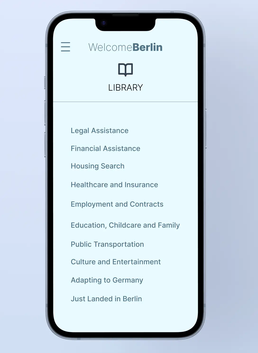 Our Library welcomeberlin library database relocation inmigration help fachkraft gewinnen