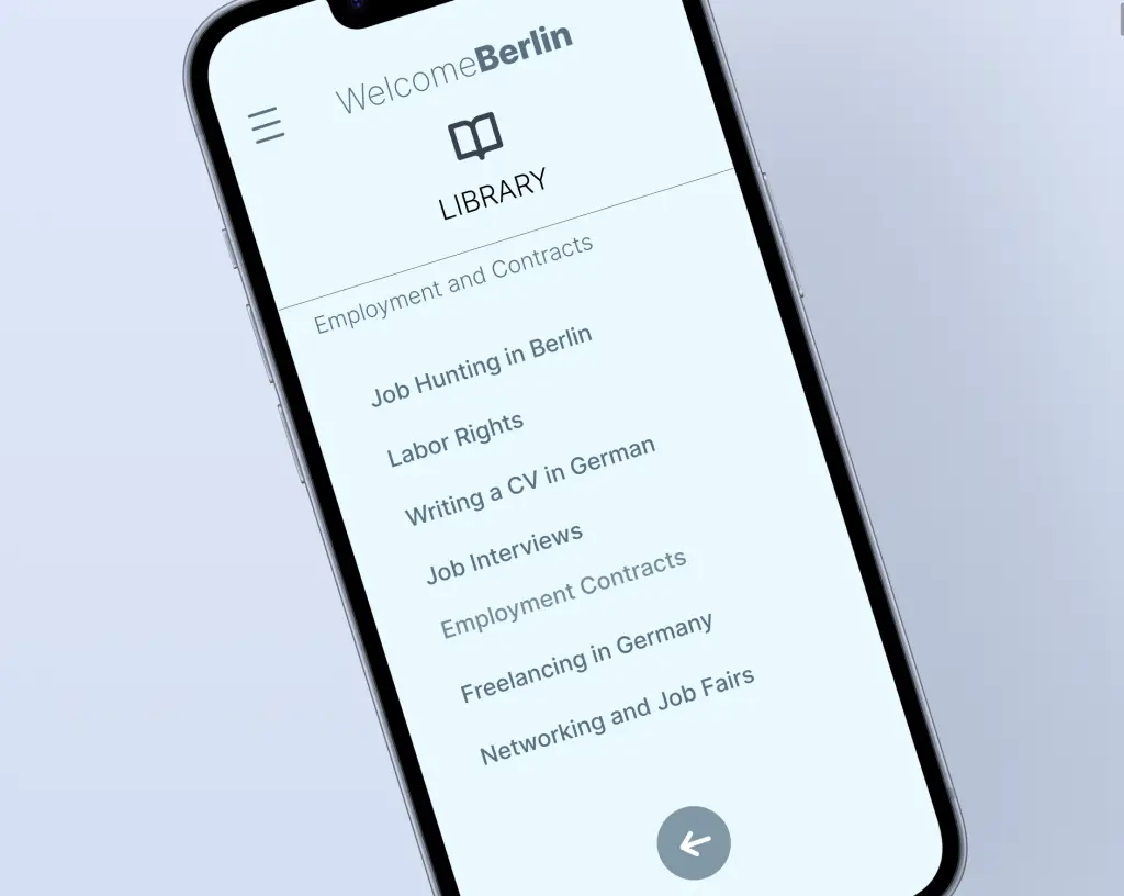 Our Library welcomeberlin library database relocation inmigration help fachkraft gewinnen