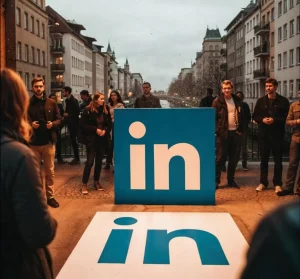 Berlin expats using LinkedIn with AI-powered insights for career growth